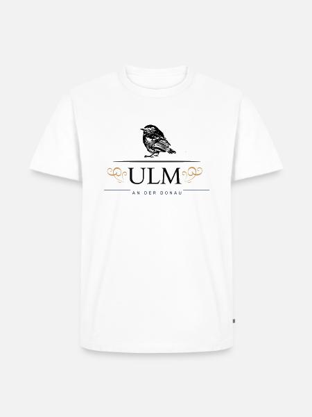 Ulmer Spatz - Männer Premium Bio T-Shirt - Weiß