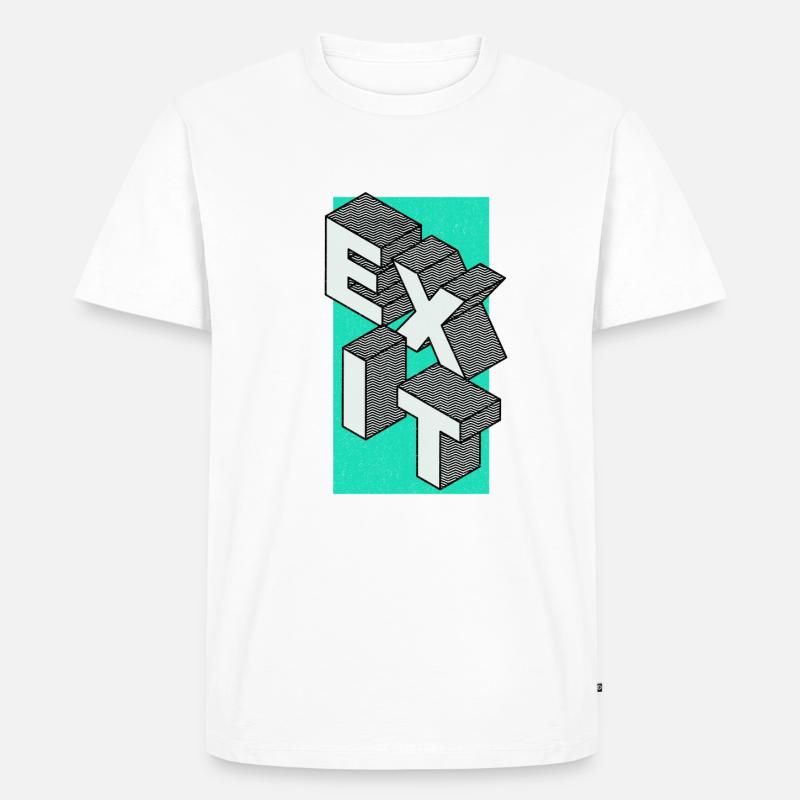Exit - take the exit - Men's Premium Organic T-Shirt - undefined
