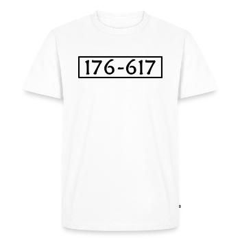 Panzerknacker costume carnaval drôle cool - T-shirt Premium bio Homme - blanc - Devant - Nico (187cm)