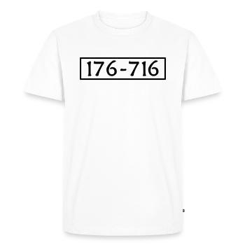 Panzerknacker costume carnaval drôle cool - T-shirt Premium bio Homme - blanc - Devant - Nico (187cm)