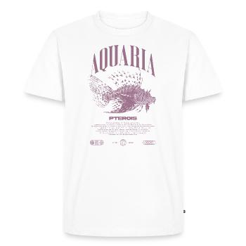 Lionfish Marine Fish Keeper Modern Streetwear - Men's Premium Organic T-Shirt - white - Front - Nico (187cm)