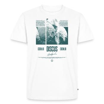 Diskusfisch Buntbarsch Aquarium Fischhalter - Männer Premium Bio T-Shirt - Weiß - Vorne - Nico (187cm)