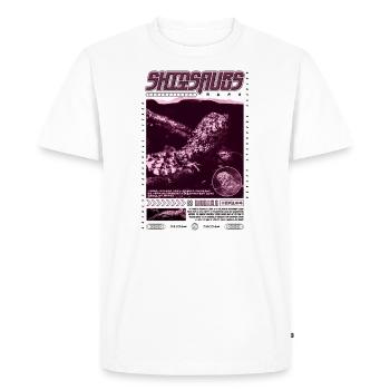 Crocodile chinois lézard Shinisaurus crocodilurus - T-shirt Premium bio Homme - blanc - Devant - Nico (187cm)