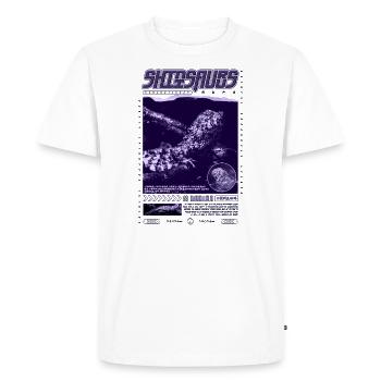 Crocodile chinois lézard Shinisaurus crocodilurus - T-shirt Premium bio Homme - blanc - Devant - Nico (187cm)