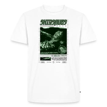Crocodile chinois lézard Shinisaurus crocodilurus - T-shirt Premium bio Homme - blanc - Devant - Nico (187cm)