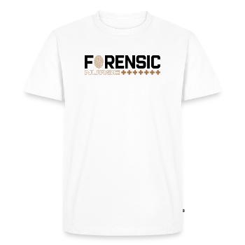 Forensic Nurse Forensic Criminalistics Scientist - Men's Premium Organic T-Shirt - white - Front - Nico (187cm)