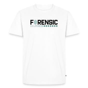 Forensic Nurse Forensic Criminalistics Scientist - Men's Premium Organic T-Shirt - white - Front - Nico (187cm)