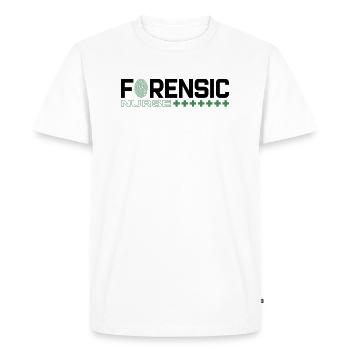 Forensic Nurse Forensic Criminalistics Scientist - Men's Premium Organic T-Shirt - white - Front - Nico (187cm)