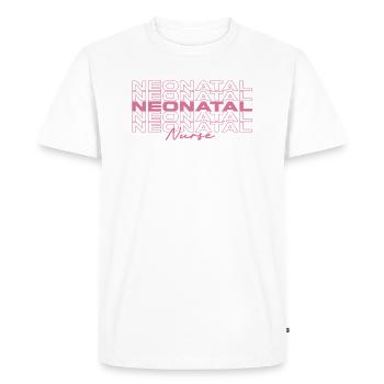 Infirmière néonatale infirmière infirmières médicales élégantes - T-shirt Premium bio Homme - blanc - Devant - Nico (187cm)