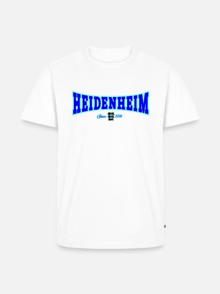 HEIDENHEIM - Männer Premium Bio T-Shirt - Weiß