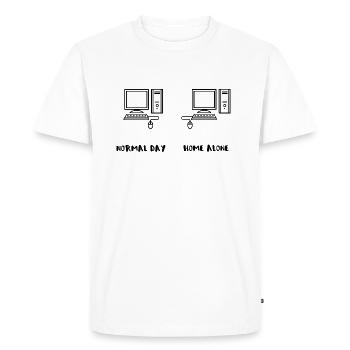Computer porn masturbation handjob sex internet - Men's Premium Organic T-Shirt - white - Front - Nico (187cm)