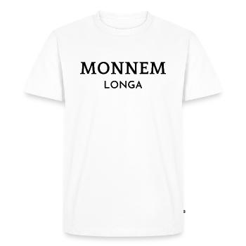 Mannheim - Männer Premium Bio T-Shirt - Weiß - Vorne - Nico (187cm)