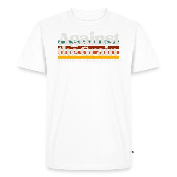 Against the Grain, Inline Skating, Roller skating - Men's Premium Organic T-Shirt - white - Front - Nico (187cm)