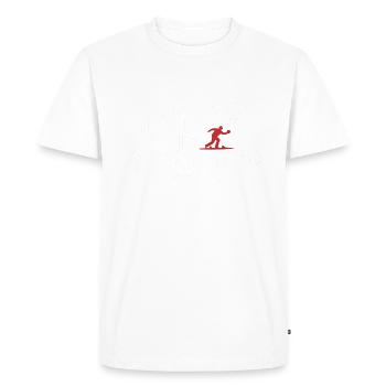 I can't I have petanque - Men's Premium Organic T-Shirt - white - Front - Nico (187cm)