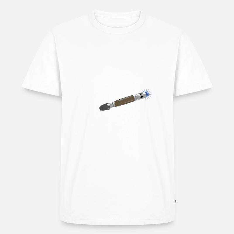 Allonsy - Männer Premium Bio T-Shirt - Weiß