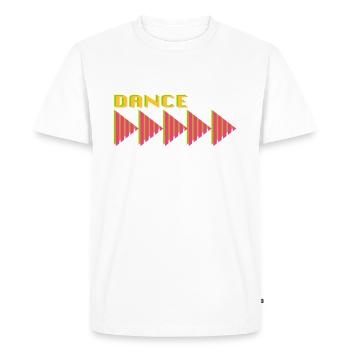Dance dancing 80s retro vintage valentine's day - Men's Premium Organic T-Shirt - white - Front - Nico (187cm)