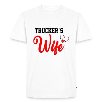 I play with trucks truck dad father's dayI play mi - Men's Premium Organic T-Shirt - white - Front - Nico (187cm)