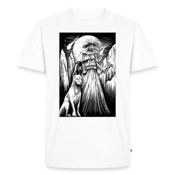 Pestarzt mit transparentem Hintergrund - Männer Premium Bio T-Shirt - Weiß - Vorne - Nico (187cm)