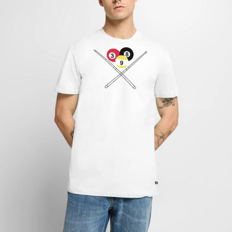 billiard queue Men's Premium Organic T-Shirt