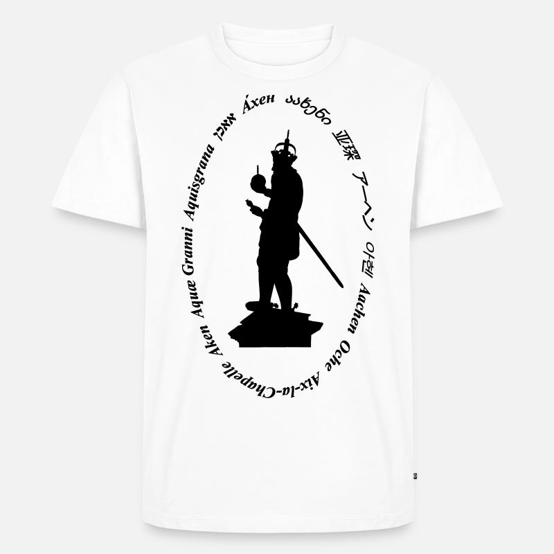 Aachen - Men's Premium Organic T-Shirt - white