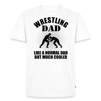 Lutte papa lutteur père disant cadeau hommes - T-shirt Premium bio Homme - blanc - Devant - Nico (187cm)