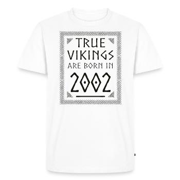 20 ans d’anniversaire Viking Disant Cadeau - T-shirt Premium bio Homme - blanc - Devant - Nico (187cm)