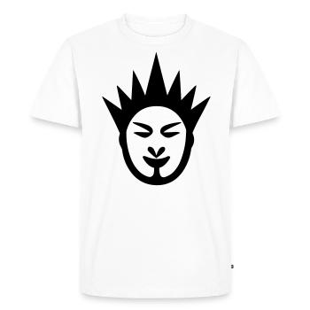 clown - T-shirt Premium bio Homme - blanc - Devant - Nico (187cm)