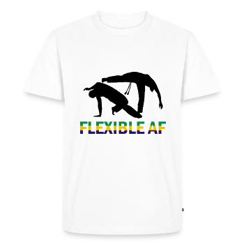 Capoeira Athletic pour la danse afro-brésilienne - T-shirt Premium bio Homme - blanc - Devant - Nico (187cm)