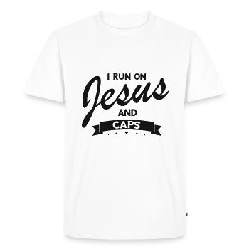 Technicien dentaire pour l’orthodontie et le laboratoire dentaire - T-shirt Premium bio Homme - blanc - Devant - Nico (187cm)