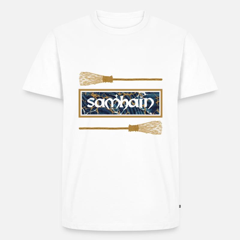 samhain e 16 - Männer Premium Bio T-Shirt - Weiß