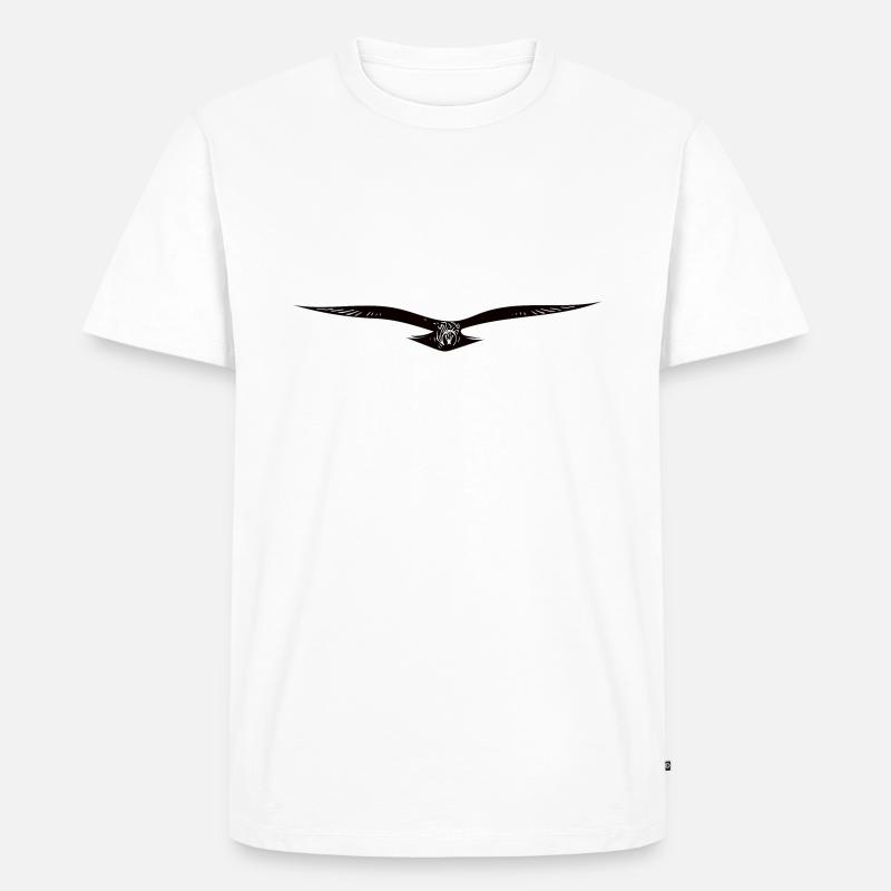 Aigle volant élégant - T-shirt Premium bio Homme - blanc