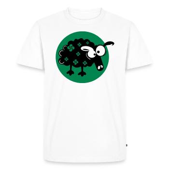 Mouton Euskadi - T-shirt Premium bio Homme - blanc - Devant - Nico (187cm)