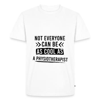 PHYSIOTHÉRAPEUTE - T-shirt Premium bio Homme - blanc - Devant - Nico (187cm)