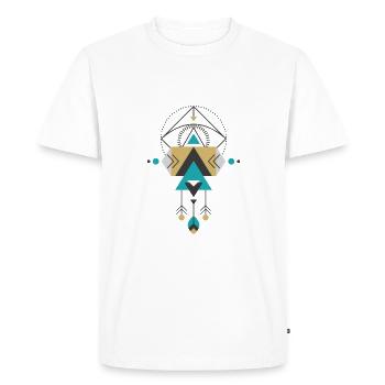 Conception du festival - T-shirt Premium bio Homme - blanc - Devant - Nico (187cm)