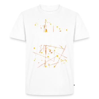 OPTIMIZER D54 24 - Men's Premium Organic T-Shirt - white - Front - Nico (187cm)