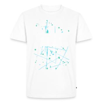 OPTIMIZER D54 25 - Men's Premium Organic T-Shirt - white - Front - Nico (187cm)