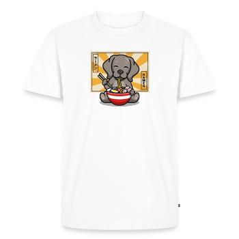 Weimaraner - T-shirt Premium bio Homme - blanc - Devant - Nico (187cm)