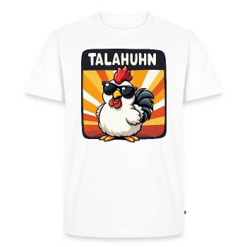 TALAHUHN Drôle Dire Mème Rap Carnaval - T-shirt Premium bio Homme - blanc - Devant - Nico (187cm)