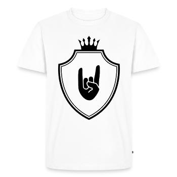 Symbole des armoiries du parti - T-shirt Premium bio Homme - blanc - Devant - Nico (187cm)