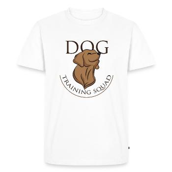 Dog Training Squad Cute Puppy Professional Dog - Men's Premium Organic T-Shirt - white - Front - Nico (187cm)