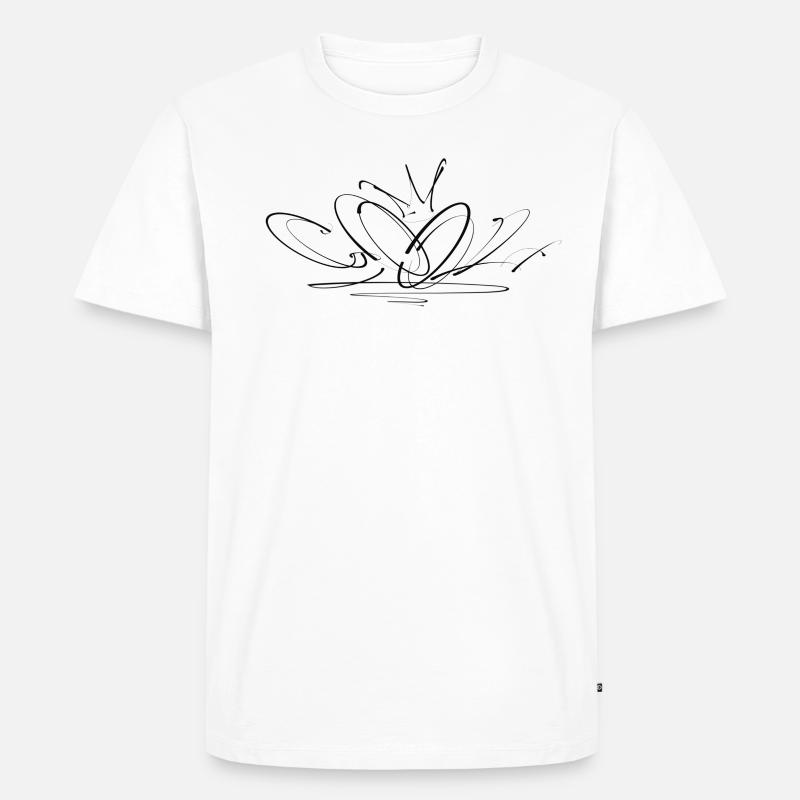 cool - Männer Premium Bio T-Shirt - Weiß