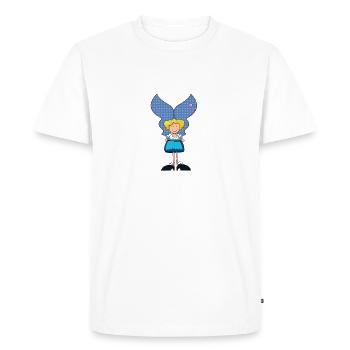 Alsacienne - T-shirt Premium bio Homme - blanc - Devant - Nico (187cm)