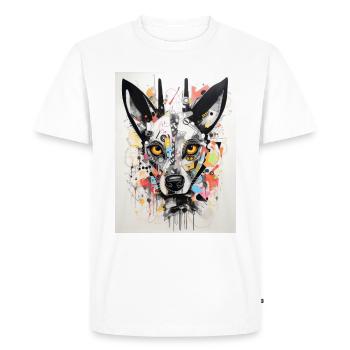 [] Yeux de dévotion - T-shirt Premium bio Homme - blanc - Devant - Nico (187cm)