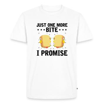 Food Love Sandwich Cheese Gift Ketchup - Men's Premium Organic T-Shirt - white - Front - Nico (187cm)