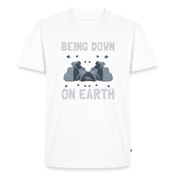 Collectionneur de pierres précieuses et recherche sur les pierres précieuses - T-shirt Premium bio Homme - blanc - Devant - Nico (187cm)