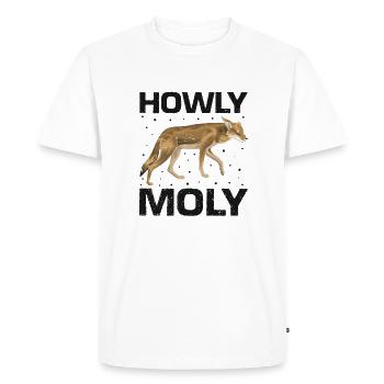 Conception de coyote pour les réacteurs de coyote - T-shirt Premium bio Homme - blanc - Devant - Nico (187cm)