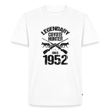 Conception de coyote pour les réacteurs de coyote - T-shirt Premium bio Homme - blanc - Devant - Nico (187cm)