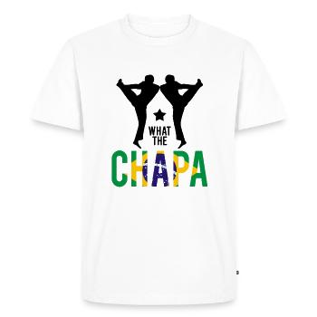 Ginga Capoeira for Brazilian Martial Arts - Men's Premium Organic T-Shirt - white - Front - Nico (187cm)
