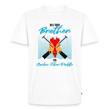 Dragon boating theme for dragon boat paddling - Men's Premium Organic T-Shirt - white - Front - Nico (187cm)