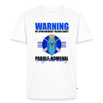 Conception de course de bateaux-dragons pour Dragon Boating - T-shirt Premium bio Homme - blanc - Devant - Nico (187cm)
